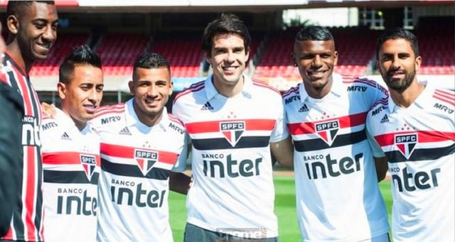 Kaká criticó a Christian Cueva durante presentación de la camiseta de Sao Paulo