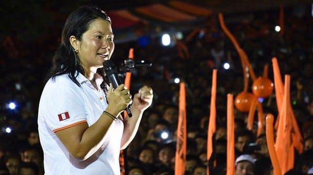 Keiko Fujimori cerró su campaña en el estadio Monumental. (Perú 21, @KeikoFujimori)