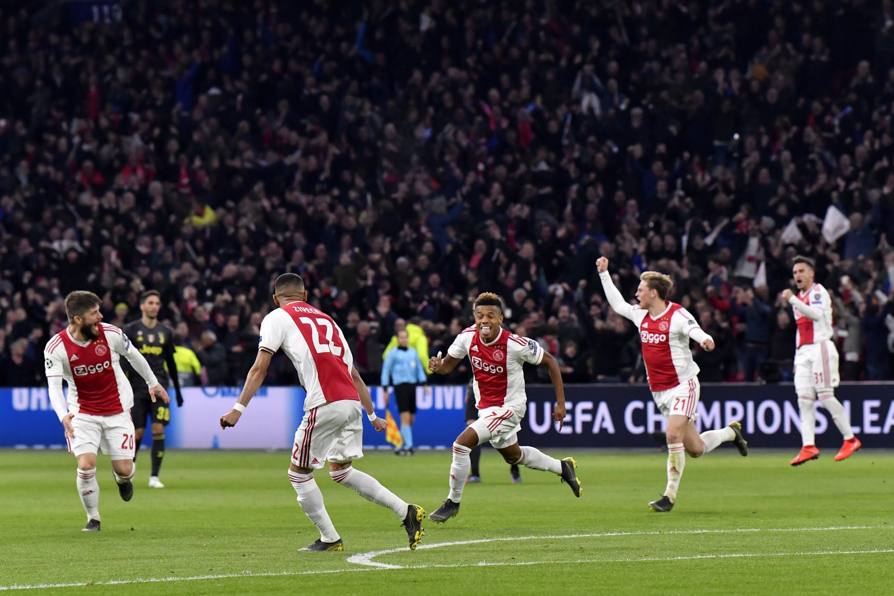 Ajax empareja la cuenta ante la Juventus en Champiosn League