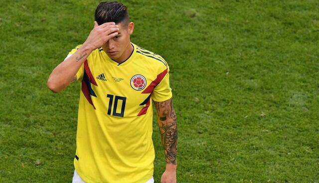 James Rodríguez: Se resintió de su lesión, tuvo que ser cambiado y se fue directo al vestuario en el Colombia vs Senegal