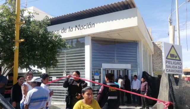Delincuentes armados robaron miles de soles en Banco de la Nación. (Fotos: Trome/Canal N)