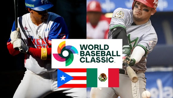Ver juego entre Puerto Rico vs. México en vivo, online y en directo vía Imagen TV, Wapa Deportes y FOX Sports por los cuartos de final del Clásico Mundial de Béisbol. (Foto: AFP)
