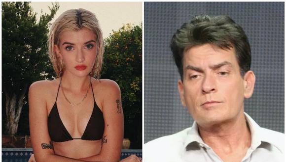 Charlie Sheen reaccionó a la cuenta de OnlyFans de su hija Sami Sheen. (Foto: @samisheen / Instagram - Getty)