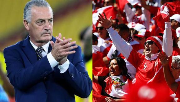 Gustavo Alfaro elogió a la hinchada peruana por respetar el himno de Ecuador. Foto: Composición.