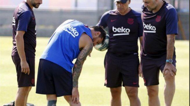 Lionel Messi no se recupera de esta lesión y pasará un mes más fuera de las canchas