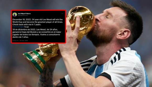 Este fanático argentino desde el 2015 vio a su selección consagrarse de la mano de Lionel Messi en Qatar 2022. (Foto: Getty Images)