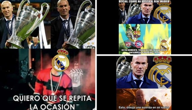 Memes de Zinedine Zidane tras regresar a Real Madrid en duro momento [FOTOS]
