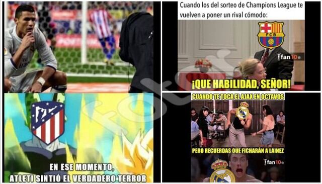 Los mejores memes que dejó el sorteo de octavos de final de la Champions League. (Foto: Facebook)