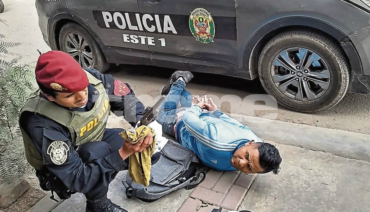 Frustran asalto en San Juan de Lurigancho y atrapan a ‘Carlitos’