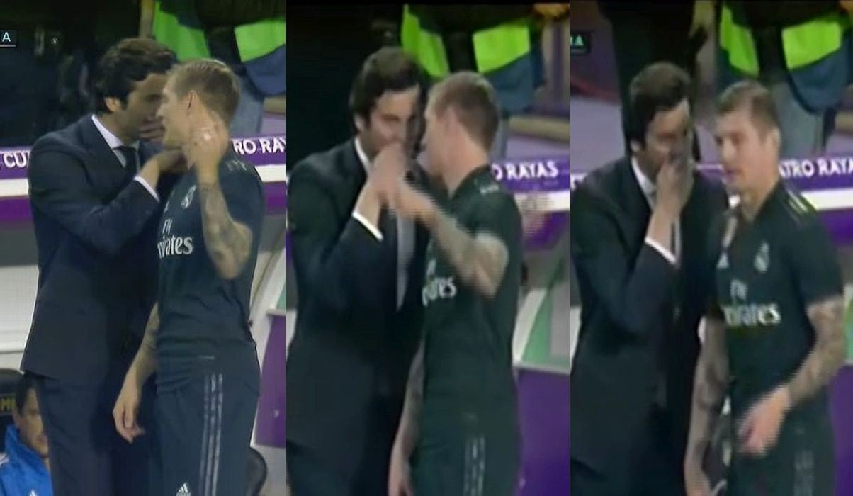 Real Madrid: Toni Kroos a los gritos con DT Solari en pleno partido con Valladolid generó polémica