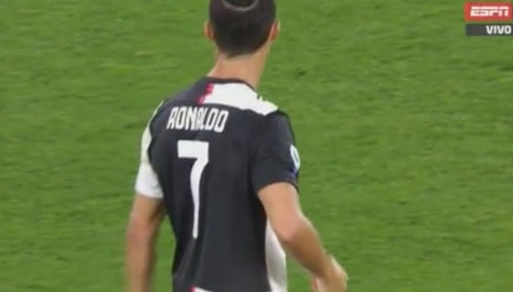 Cristiano Ronaldo sediento de goles en Juventus vs Lecce tras el 2-0 parcial