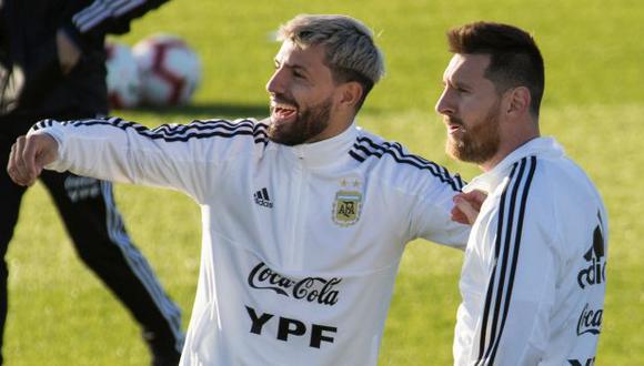 Lionel Messi y Sergio Agüero fueron campeones con Argentina de la Copa América 2021. (Foto: AFP)