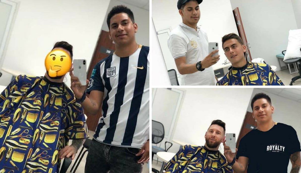 ¡Los hinchas de Alianza Lima se mostraron orgullosos del barbero peruano!