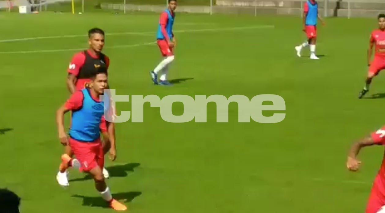Selección peruana entrena con Paolo Guerrero tras 8 meses. Video: Trome