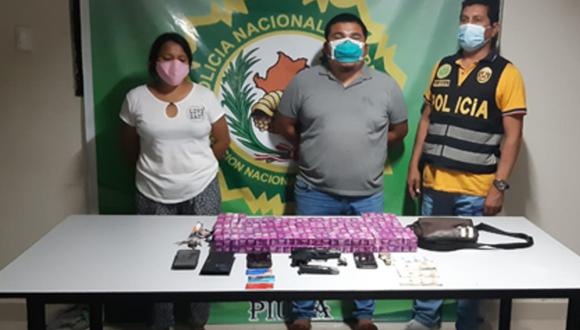 Piura: Detienen a una pareja con ivermectina de contrabando procedente de Ecuador.