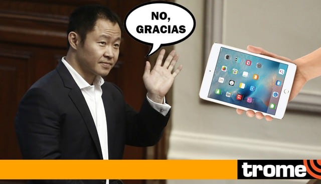 Kenji Fujimori rechaza iPad anunciado por Luis Galarreta para congresistas porque ya recibió uno en el 2017
