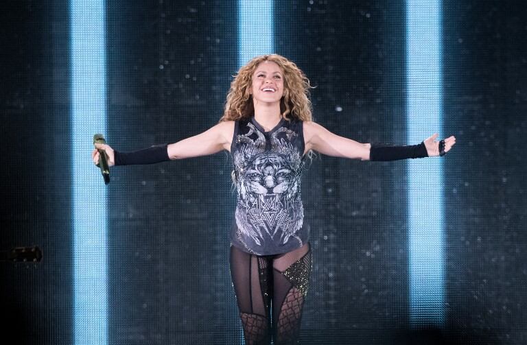 Shakira celebra el quinto aniversario de su disco homónimo (Foto: AFP)