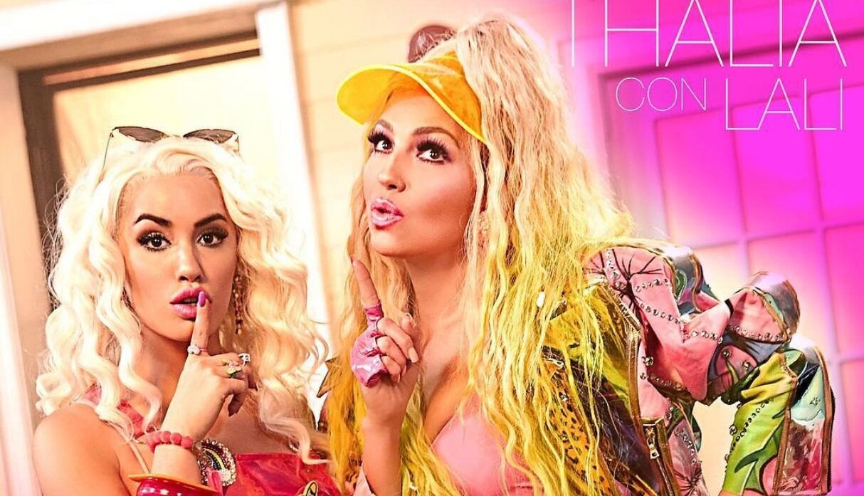Thalía y Lali Espósito estrenan su nuevo single “Lindo pero bruto” (Fotos: Instagram)