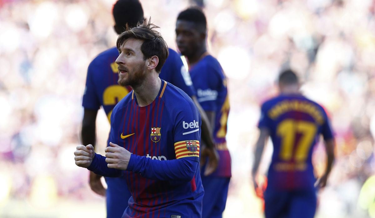 Lionel Messi festejó gol con sabroso baile para la tribuna en triunfo de Barcelona | VIDEO | FOTOS