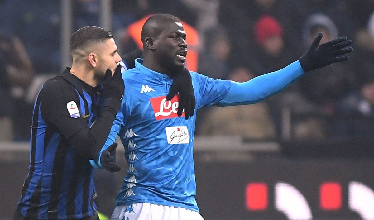 Inter de Milan recibió duro castigo por ofensas racistas a Koulibaly en pleno partido ante Napoli