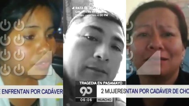 Pasamayo: Dos mujeres reclaman ser pareja del chófer que falleció en accidente