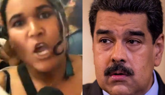 Asegura ser la nueva líder opositora de Venezuela y le ofrece un condón a Maduro para que 'no se reproduzca'