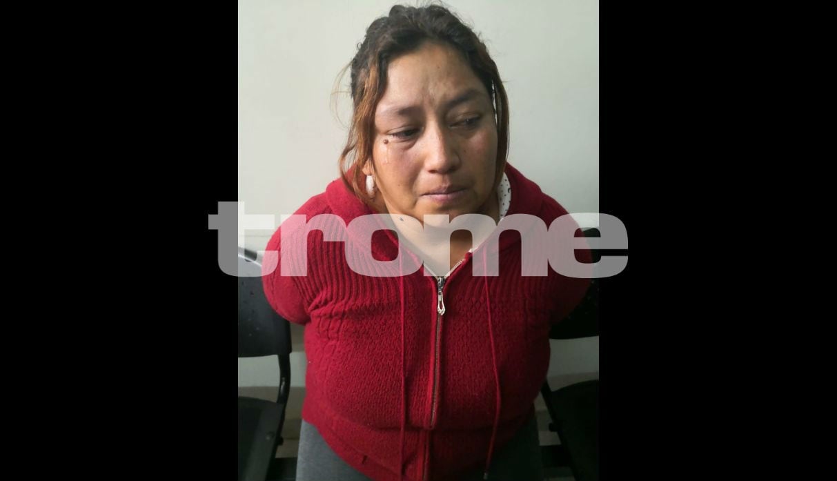 Danyk Marianela Farfán Farfán Retto fue capturada por la Policía en Cusco. Foto: PNP