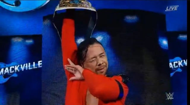 Shinsuke Nakamura continúa como el campeón Intercontinental de WWE. (Captura WWE)