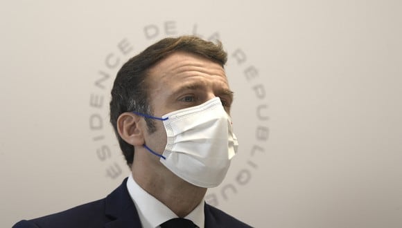 El mandatario francés busca frenar el nuevo pico de contagios antes de confirmar su candidatura a la reelección. (Foto:NICOLAS TUCAT / POOL / AFP)