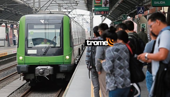 Planean comprar más trenes para la Línea 1 del Metro de Lima. (Foto: Trome)