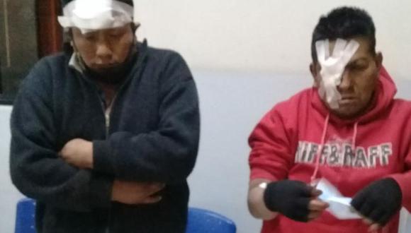 Arequipa. Estos son los delincuentes que robaron y arrastraron a mujer. (PNP)