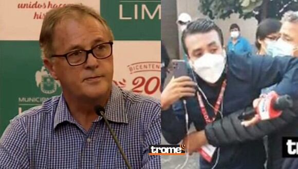 Jorge Muñoz se disculpa con reportero de Exitosa por malos tratos