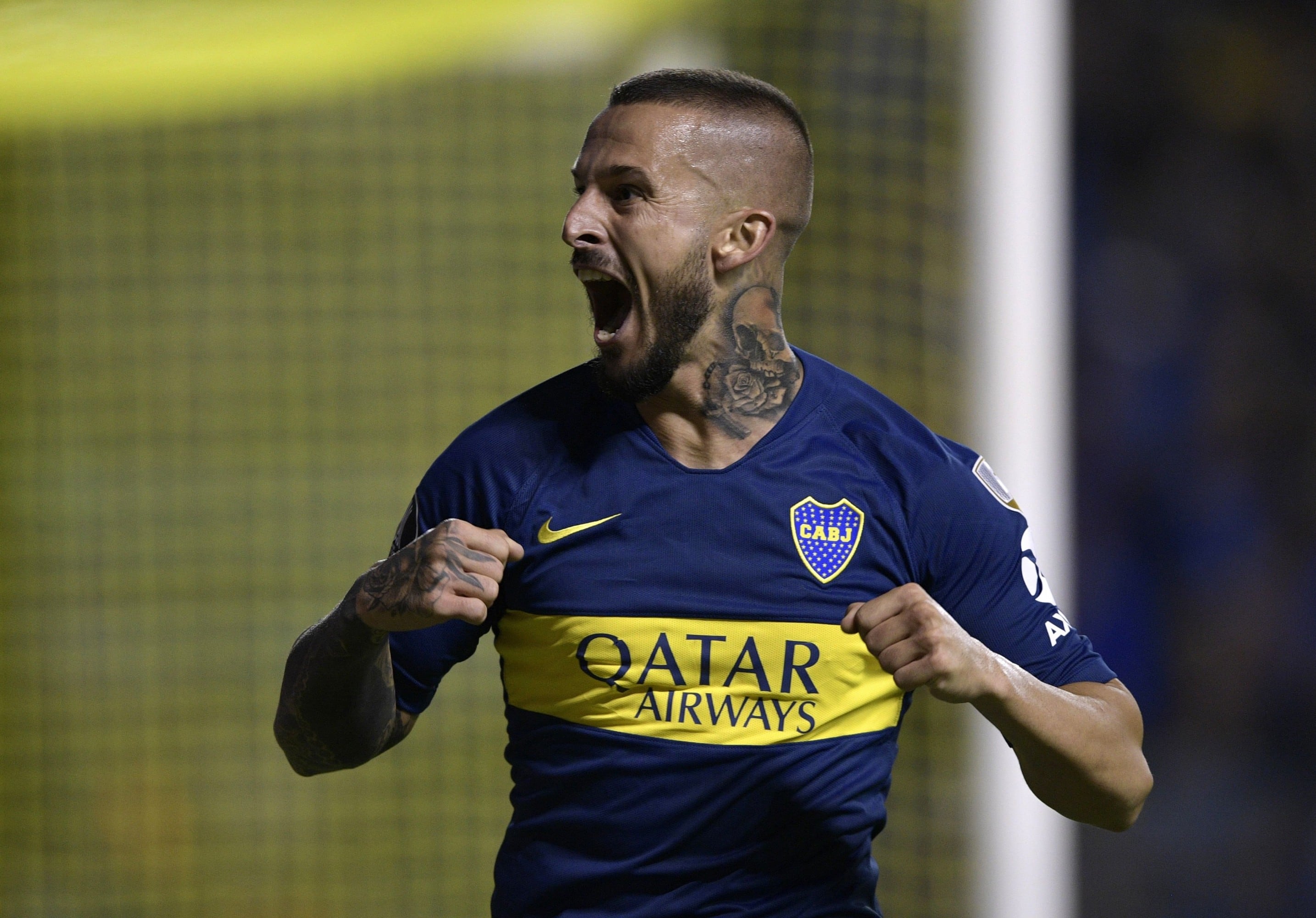 Dario Benedetto vuelve a sonreír en la Copa Libertadores con Boca Juniors