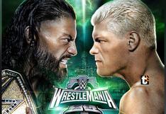 Cody Rhodes vs Roman Reigns es oficializada como pelea estelar de WWE WrestleMania XL [VIDEO]