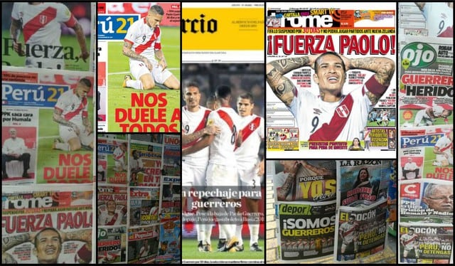 Paolo Guerrero: Prensa peruana reaccionó conmovida y solidaria por el capitán