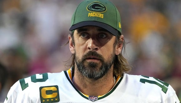 Aaron Rodgers de 38 años es jugador del Green Bay Packers (NFL) (Foto: AFP)