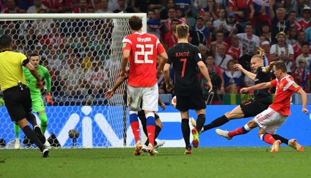 Gol de Cheryshev a Croacia por cuartos de final del Mundial 2018