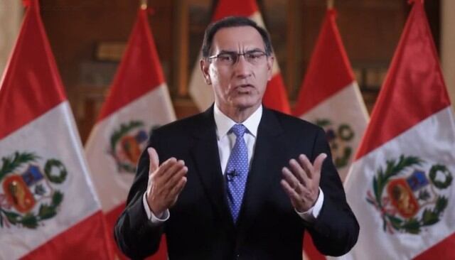El presidente Martín Vizcarra también se pronunció sobre la intervención en la zona de La Pampa. (Presidencia Perú)