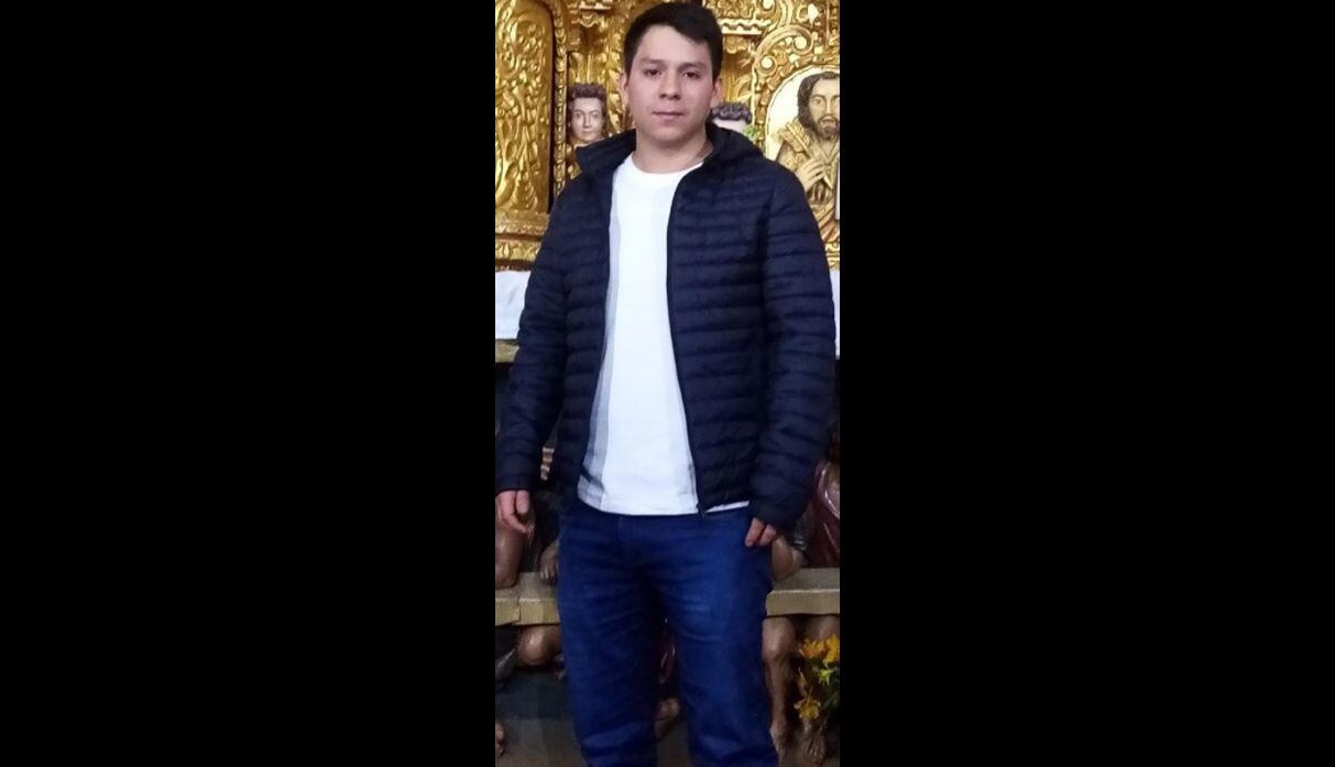 Jesús Rodrigo Obregón Silva (23) salió hace más de una semana de su casa, para ir a una fiesta por Halloween, y desapareció.