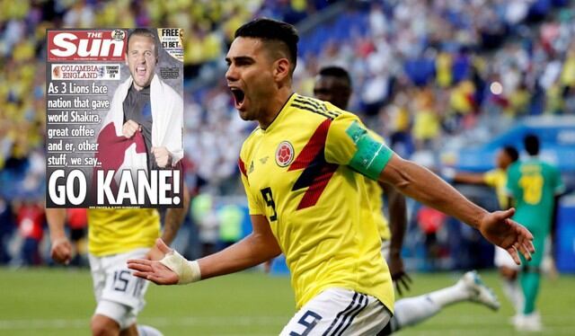 Colombia vs Inglaterra The Sun y su portada que causó controversia e indignación en el planeta previo al partido por Rusia 2018