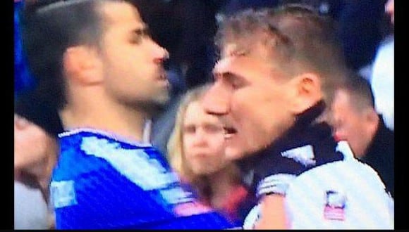 Chelsea vs Mk Dons: Diego Costa ahorcó a jugador rival y enciende la polémica