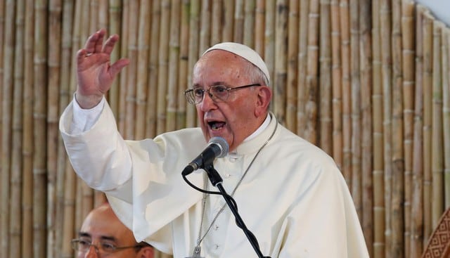 Papa Francisco en Puerto Maldonado. Foto: Reuters