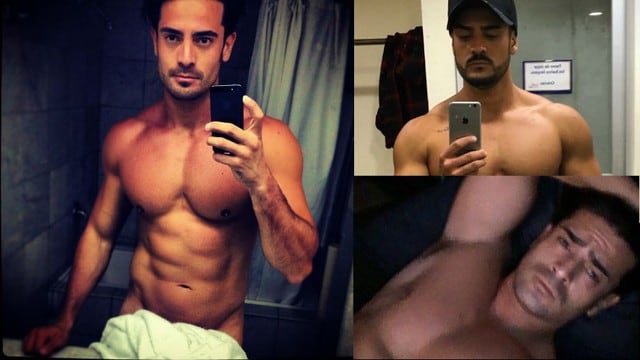 Ricardo Franco es otro de los actores mexicanos que es víctima de las filtraciones de sus fotos íntimas en las redes sociales. (Fotos: Instagram/Twitter)