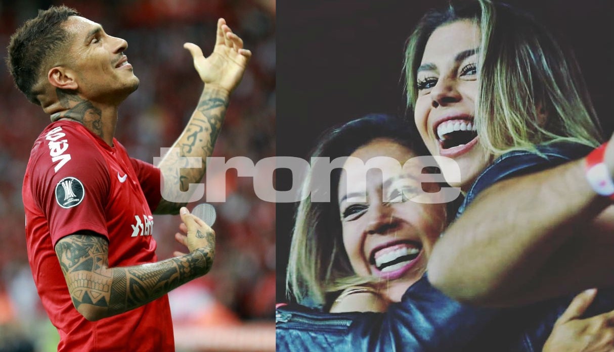 Alondra García y la familia de Paolo Guerrero alentaron al 'Depredador' en el triunfo de su equipo en Copa Libertadores. (Fotos: Instagram)