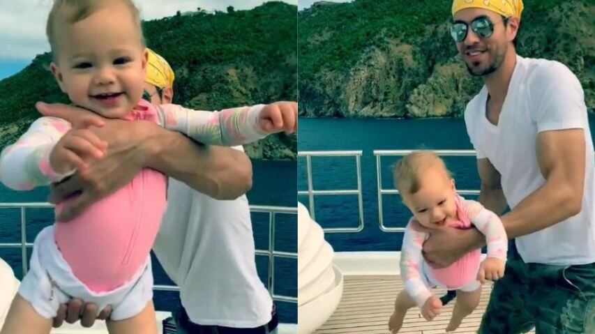 rique Iglesias muestra su lado más tierno en Instagram al jugar con su bebé