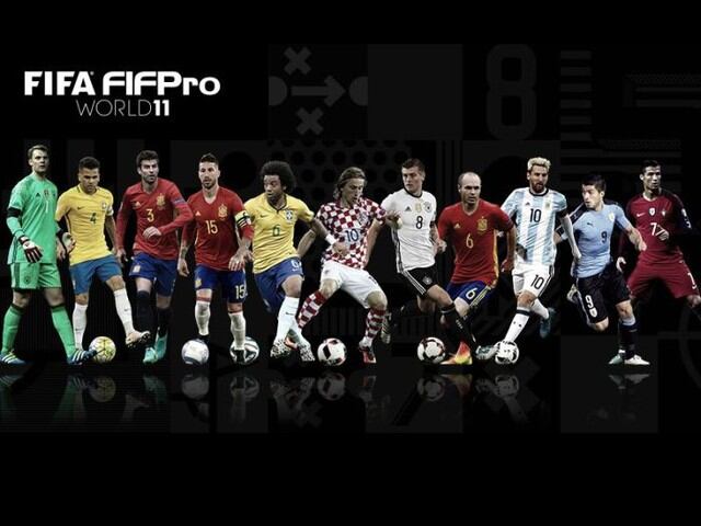 The Best: El equipo ideal de la FIFA FIFPro del 2016
