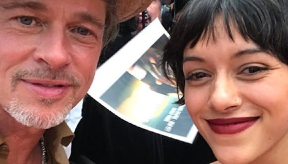 Actriz peruana Jely Reátegui se lució junto a Brad Pitt en la alfombra roja de "Había una vez en Hollywood"