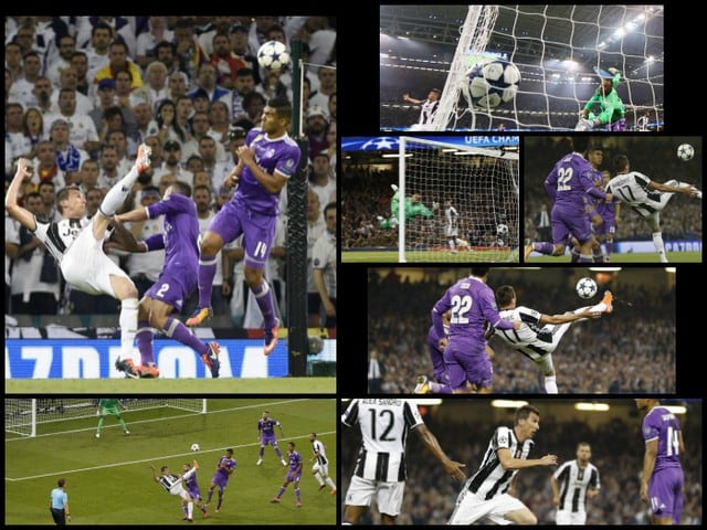 Real Madrid vs. Juventus:  Cuadro X Cuadro del GOLAZO de volea de Mario Manduzkic en la final de Champions League [FOTOS y VIDEOS]