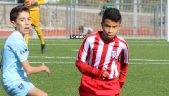 Abel Ypanaque, promesa de Atlético de Madrid, un joven español de padres peruanos.