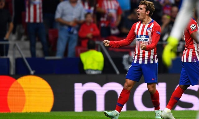 Antoine Griezmann anotó gol en el Atlético Madrid vs. Brujas (Fotos:Agencias)